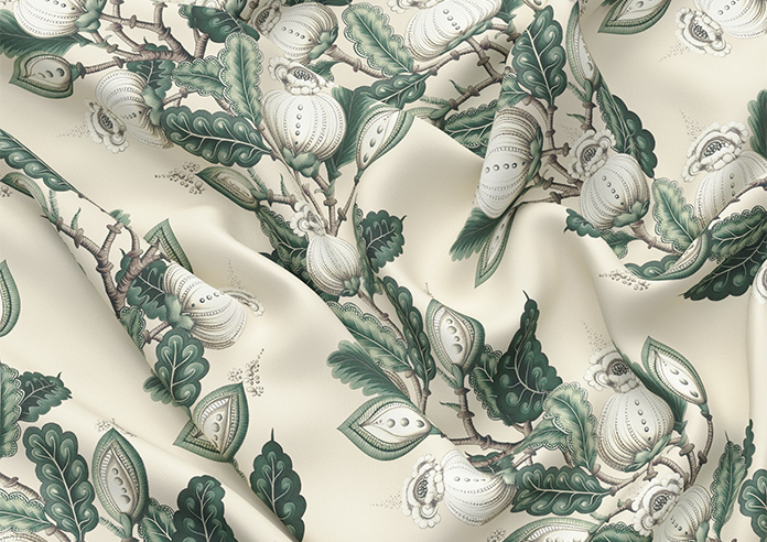 Midford Vine, Buttermilk - Roman Blind - Image 4